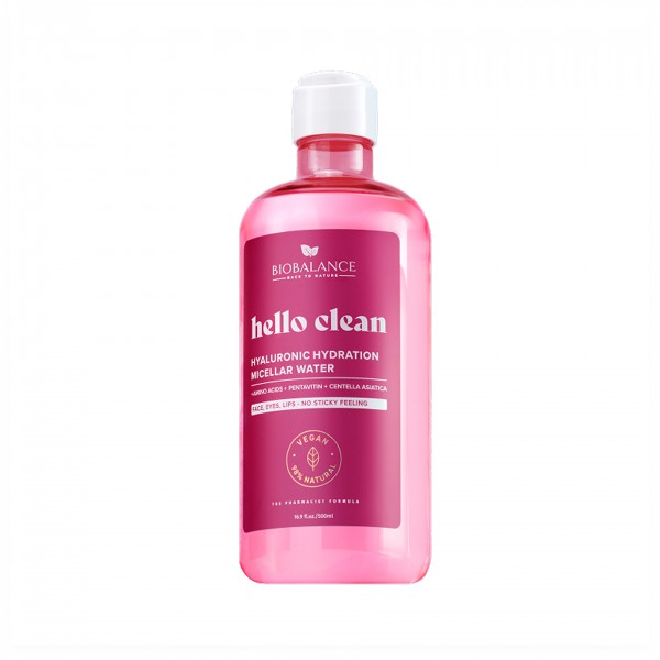 HELLO CLEAN HYALURONIC HYDRATION MICELLAR WATER
